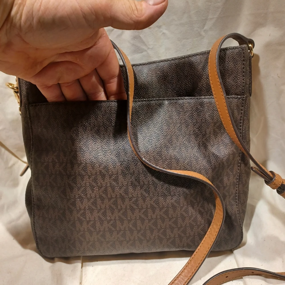 Michael Kors Brown Crossbody Bag - Picture 7 of 9
